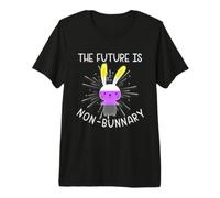 The Future is Nonbinary Non Bunnary Enby NB Gender Queer T-Shirt Haut de Gamme