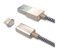 The G-Lab Bluestork Smart-mu-mag 1.2 m USB à Micro-USB B Noir, Or, Blanc - Câble USB (USB A, Micro-USB B, Mâle/Mâle, Droit, Droit, Noir, Or, Blanc)