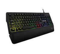 The G-Lab Clavier Gamer Keyz Palladium AZERTY USB filaire RGB Repose-poignets magnétique Noir