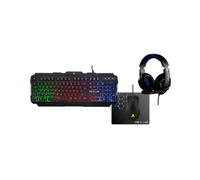 The G-Lab COMBO ARGON E clavier Souris incluse Jouer USB AZERTY Français Noir