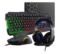 The G-Lab Combo Argon E Kit de Jeu 4 en 1 pour PC PS4 et Xbox One- Version Allemande