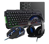 The G-Lab Combo Argon clavier USB AZERTY Français Noir