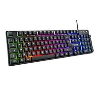 Clavier Gaming - Membrane RGB - THE G-LAB - KEYZ-CAESIUM/FR - FR Layout - 12 raccourcis - 19 touches anti ghosting