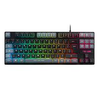 The G-Lab Keyz Caesium clavier Gaming USB AZERTY Français Noir, Gris