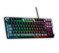 Clavier Gaming filaire Azerty The G-Lab Keyz Caesium TKL BG Noir et Gris