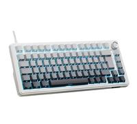 The G-Lab - KEYZ Elite 300 HE GRW - Clavier Gamer Magnétique Hall Effect 75% AZERTY Filaire, 8000 Hz Rapid Trigger, Activation Réglable, Hot Swap, RGB & Macros Personnalisable - Windows/Mac