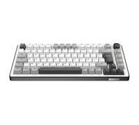 The G-Lab KEYZ Elite 300 WG - Clavier Gamer sans Fil TKL, Tri Mode 2.4 Ghz/Bluetooth/Filaire - Clavier Mécanique Hot Swap, Switch Pré-lubrifié, Gasket 5 Couches, RGB+Macro - AZERTY FR - Windows/Mac