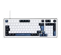 The G-Lab - KEYZ Elite 400 HE BW - Clavier Gamer Magnétique Hall Effect 96% USB QWERTY, 8000 Hz Rapid Trigger, Activation Réglable 0,01 mm, PBT- Hot Swap, RGB & Macros Custom - Windows/Mac