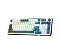 THE G-LAB Clavier de jeu - Magnétique - RGB - 96 % - Filaire - Bleu Blanc US