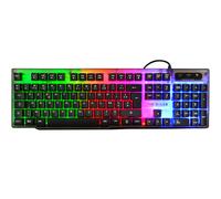 The G-Lab Keyz Neon clavier Gaming USB AZERTY Français Noir