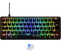 Clavier gaming filaire Azerty The G-Lab Keyz Thallium Switch Bleu Noir