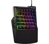 The G-Lab Keyz Thorium - Clavier Gamer Une Main 38 Touches RGB Macro