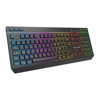 The G-Lab Clavier gaming KEYZ Tungsten EX – Membrane silencieux AZERTY FR, 2.4GHz/BT/Filaire, RGB
