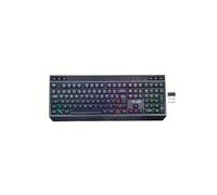 The G-Lab Clavier gaming KEYZ Tungsten EX – Membrane silencieux AZERTY FR, 2.4GHz/BT/Filaire, RGB
