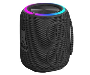 The G-Lab Klub Neon - Enceinte Bluetooth Portable RGB 16W IPX7 | Bluetooth 5.0 & USB-C, 2x Haut-Parleurs 8W, RGB, Waterproof IPX7, Portable, Longue Autonomie