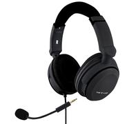The G-Lab Korp Carbon Casque Gaming - Micro Casque Gamer avec Basses Renforcées, Microphone Détachable, Confortable et Léger - Compatible Xbox One PC PS5 Switch Smartphone (Noir) - New