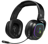 The G-Lab - Korp Promenthium - Casque Gaming sans Fil, Triples Modes : BT / 2. 4 Ghz/Filaire - Casque Gamer sans Fil, Micro détachable, RGB, Son Stereo - PC,PS4,PS5,Switch,Tablette, Smartphone