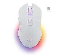 The G-Lab Souris gamer sans fil KULT HELIUM RGB 6400 DPI 6 boutons Blanc