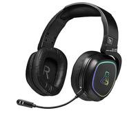 The G-Lab Casque gaming Korp Promenthium – 3 modes BT/2.4GHz/filaire, micro détachable – Noir