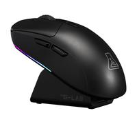Souris gamer compétitif + base de charge HUB - Avec ou sans fil - THE G-LAB - KULT-TITAN PRO - RGB - 12000 DPI - Noir