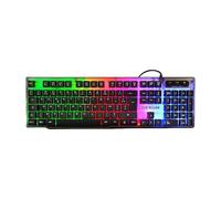 The G-Lab Keyz Neon clavier Gaming USB AZERTY Français Noir