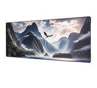 The G-Lab - Tapis de souris Pad Dragon - XXL 900x400 - Bords cousus Surface Control - Dragon Fantasy