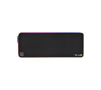 The G-Lab Pad Rubidium - Tapis de Souris Gaming RGB XXL 800x300mm, Tissu Micro-Texturé, Base Antidérapante, 7 Modes LED, USB, Noir