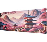 The G-Lab Tapis de souris gaming XXL 900 x 400 mm bords cousus - TEMPLE