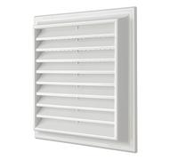 The g1nr1919b-y Grille d'aération Quadra Plastique Superposé Blanc 189 x 189 mm