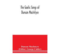 The Gaelic Songs Of Duncan Macintyre