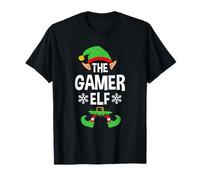 The Gamer Elf Party Family Group Citation de Jeu X-Mas Assortie T-Shirt