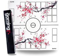 The Gaming Mat Company GMC Deluxe Tapis de jeu pour 2 joueurs Blossom compatible avec Pokémon Stadium Playmat Jeu de cartes à collectionner - Compatible avec les entraîneurs Pokémon - Tapis de jeu de