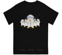 The Gang Elizabeth T Shirt Mens 100% Cotton Leisure Tees Round Collar Gintama Kagura Black S
