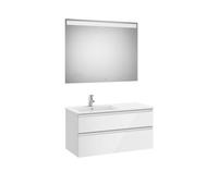 The gap pack 2t lav gche 1000mm (unik+miroir) blanc brillant - ROCA A851514806
