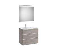 The Gap Pack 3T Lav Gche 800Mm (Unik+Miroir) City Oak - ROCA A851520402