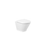 Roca WC suspendu The Gap Round Blanc 35x48x10 cm, avec abattant frein de chute