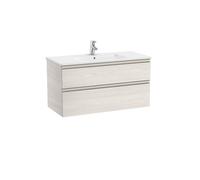 The Gap Unik 2T Lavabo Slim Centré 1000 Mm Frêne Nordic/Poignées Nickel Mat - ROCA A851852434