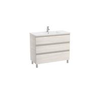 The Gap Unik 3T Lavabo Centré Slim 1000 Mm Frêne Nordic/Poignées Nickel Mat - ROCA A851853434