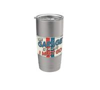The Garage Is Calling I Must Go Gobelet isotherme en acier inoxydable double paroi