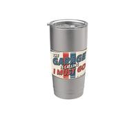 The Garage Is Calling I Must Go Gobelet isotherme en acier inoxydable double paroi
