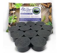 The Garden Gecko Lot de 12 pieds épais en caoutchouc EPDM pour grands pots de fleurs, maintenant 30 mm d'épaisseur, résistance extrême pour charges lourdes | Lot de 12 + adhésifs | Édition épaisse
