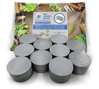 The Garden Gecko Lot de 20 Pieds Invisibles pour Pots de Fleurs et Pots de Fleurs en Caoutchouc Solide avec Surface antidérapante améliorée | Lot de 20 | Gris WISP