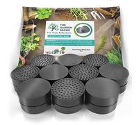 The Garden Gecko Pieds de Pot en Caoutchouc pour extérieur, 20 pièces | rehausseurs de pot en caoutchouc, drainage et aération, terrasse, balcon, jardinières et pots lourds