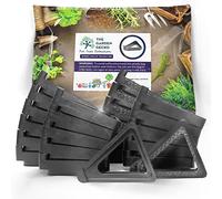 The Garden Gecko Pieds de Pot pour Pots de Fleurs et Pots de Fleurs en Caoutchouc EPDM Massif avec Une Surface antidérapante personnalisée | 24 pièces triangulaires Creuses