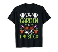 The Garden Is Calling Funny Gardening est un jardinier amateur de plantes T-Shirt