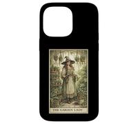 The Garden Lady Carte de Tarot Botaniste Jardinage Coque pour iPhone 14 Pro Max