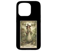 The Garden Lady Carte de Tarot Botaniste Jardinage Coque pour iPhone 15 Pro