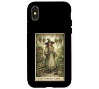 The Garden Lady Carte de Tarot Botaniste Jardinage Coque pour iPhone X/XS