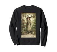 The Garden Lady Carte de Tarot Botaniste Jardinage Sweatshirt