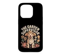The Garden Supervisor Adorable Chien Jardinier Amoureux Coque pour iPhone 15 Pro
